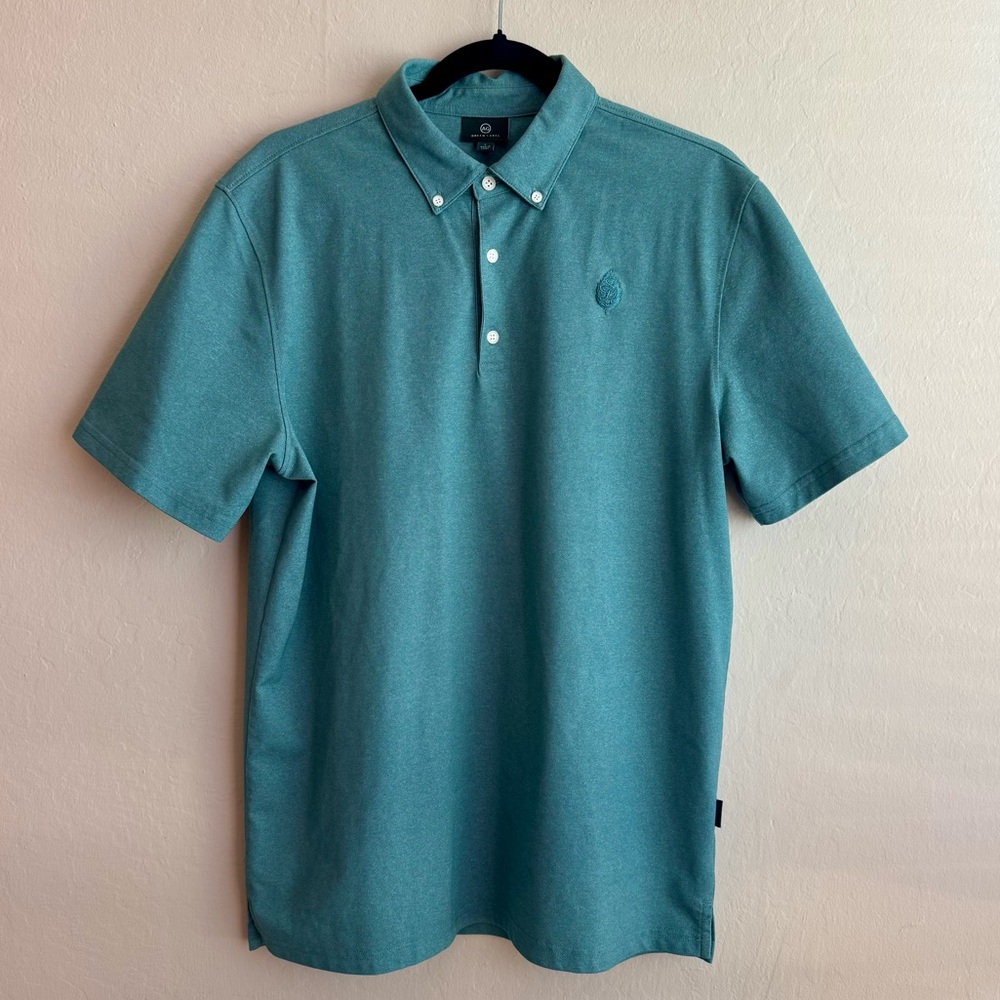 AG Green Label Teal Golf Shirt